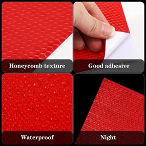 img 1 attached to Waterproof Reflective Adhesive Conspicuity Motorcycle Safety Occupational Health Products