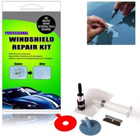 img 4 attached to 🚗 Advanced Windshield Repair Kit by Antswish: Fix Auto Glass Cracks, Chips & Scratches