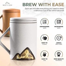 img 3 attached to 🔥 WEST ZEN Infusers: Convenient Microwave and Dishwasher Safe Solution