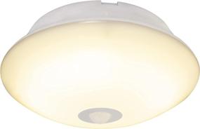 img 4 attached to Energizer 39677 Activated LED Ceiling Light - Battery Operated, 300 Lumens, Wireless, 🔋 15ft. Motion Sensing, Ideal for Laundry Room, Closets, and More - 1 Pack, White