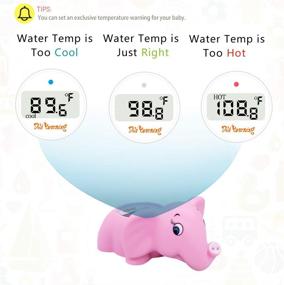 img 2 attached to Doli Yearning Baby Bath Thermometer: A Safe and Fun Floating Toy and Water Thermometer for Kids' Bathroom Safety, with Fahrenheit and Celsius Readings