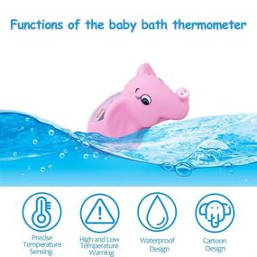 img 3 attached to Doli Yearning Baby Bath Thermometer: A Safe and Fun Floating Toy and Water Thermometer for Kids' Bathroom Safety, with Fahrenheit and Celsius Readings