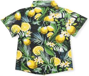 img 3 attached to 🌺 Phorecys Hawaiian Tropical Shirts for Boys - Sizes 9 to 10 - Trendy Clothing Collection