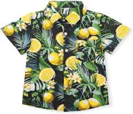 🌺 phorecys hawaiian tropical shirts for boys - sizes 9 to 10 - trendy clothing collection logo