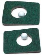 enhance your putting skills with charter putt-a-bout non-skid deluxe 2 putting cups logo