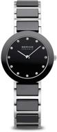 bering womens quartz stainless silver women's watches and wrist watches logo