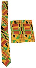 img 1 attached to Kente Tie Style 2 Yellow