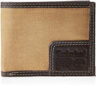 🧔 quality timberland pro leather billfold charcoal: must-have men's accessory logo