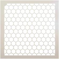 🐝 studior12 honeycomb stencil: country repeating pattern for journaling, painting, diy home decor - 6 x 6-inch reusable mylar template logo