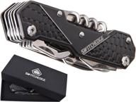 versatile and compact: switchedge 14-in-1 black pocket knife – your ultimate multi-tool companion! logo