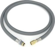 💧 get a durable rp50390 replacement hose with dst for delta faucets - includes o-ring, gray логотип