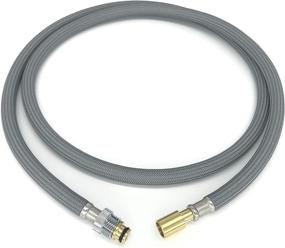 img 4 attached to 💧 Get a Durable RP50390 Replacement Hose with DST for Delta Faucets - Includes O-Ring, Gray