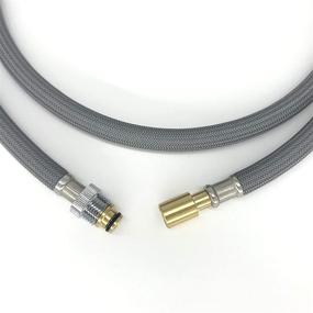 img 3 attached to 💧 Get a Durable RP50390 Replacement Hose with DST for Delta Faucets - Includes O-Ring, Gray