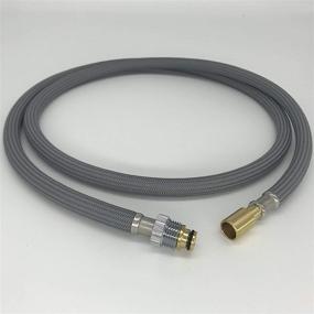 img 2 attached to 💧 Get a Durable RP50390 Replacement Hose with DST for Delta Faucets - Includes O-Ring, Gray