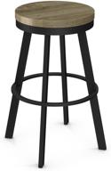 amisco warner barstool textured distressed logo