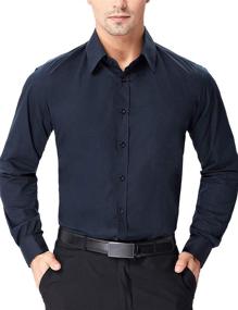 img 1 attached to 👔 Men's Clothing: Stylish Button PJ5252 1 in Casual Design