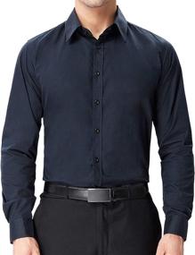 img 4 attached to 👔 Men's Clothing: Stylish Button PJ5252 1 in Casual Design