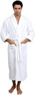 🛁 towelselections men's cotton bathrobe x large - charcoal sleep & lounge apparel logo