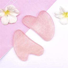 img 3 attached to 💆 Enhance Blood Flow, Minimize Wrinkles: Roysmart Rose Quartz Gua Sha Massage Tool