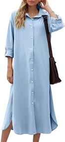 img 4 attached to 👗 Sopliagon Women's Cotton Casual Dresses: Trendy Women's Clothing Collection