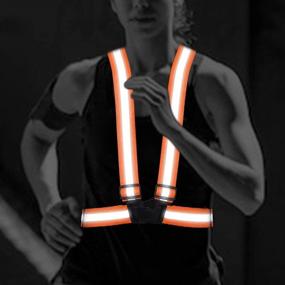 img 3 attached to Adjustable Fluorescent Reflective Warning Vest