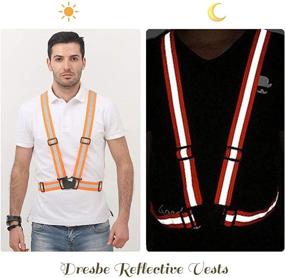 img 2 attached to Adjustable Fluorescent Reflective Warning Vest