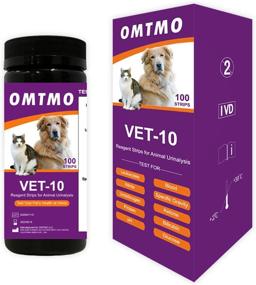 img 3 attached to 🐾 100 Strips of Vet-10 Pet Health Urine Reagent Strips for Dogs and Cats - 10 Parameter Test Strips