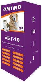 img 1 attached to 🐾 100 Strips of Vet-10 Pet Health Urine Reagent Strips for Dogs and Cats - 10 Parameter Test Strips