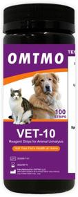 img 2 attached to 🐾 100 Strips of Vet-10 Pet Health Urine Reagent Strips for Dogs and Cats - 10 Parameter Test Strips
