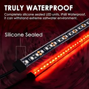 img 3 attached to 🚤 Enhance Safety and Visibility with Acelane LED Boat Lights: Waterproof Navigation, Bow, and Sidelights for Pontoon, Kayak, Yacht, Fishing Boat, Dinghy - 12V IP68 (1 Pair, Red & Green)