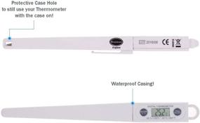 img 2 attached to Водонепроницаемый цифровой термометр Test Probe