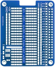 img 1 attached to GeeekPi 4X Prototype Breakout DIY Breadboard PCB Shield Board Kit For Raspberry Pi 4 3 2 B+ A+ (Blue)