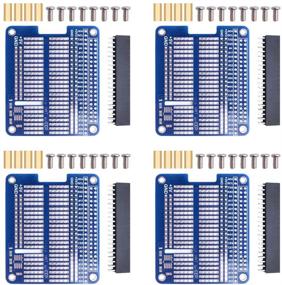 img 2 attached to GeeekPi 4X Prototype Breakout DIY Breadboard PCB Shield Board Kit For Raspberry Pi 4 3 2 B+ A+ (Blue)