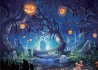 🎃 sjoloon halloween backdrops for photography - halloween photo backdrop with party decorations - vinyl background for photography studio props - (7x5ft, 9536) logo