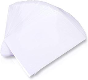 img 4 attached to 📦 XFasten Self-Adhesive Laminating Sheets, 6x9 Inches, Pack of 100, 4.76 mil - Archival Safe and Yellowing Resistant Heavyweight Self Laminating Sheets