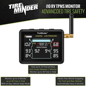 img 2 attached to 🔧 Minder Research TireMinder i10 RV TPMS - 10 Transmitters Included