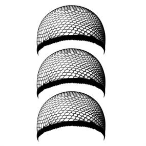 img 3 attached to Enhance Your Wig Experience with eBoot 3 Pack Black Mesh Wig Caps