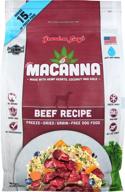 grain-free freeze-dried beef recipe dog food by grandma lucy's macanna - 3lb bag logo