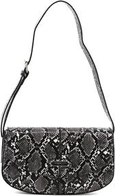 img 4 attached to London ASTOR Texture Shoulder Adjustable Women's Handbags & Wallets