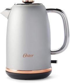 img 4 attached to 🌹 Oster 2097736 Electric Kettle Metropolitan Collection: Stylish Rose Gold Accents for Effortless Elegance