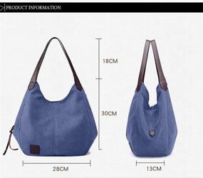 img 2 attached to 👜 Versatile TCHH DayUp Multi Pocket Shoulder Shopper: Women's Handbags & Wallets for Organized Style