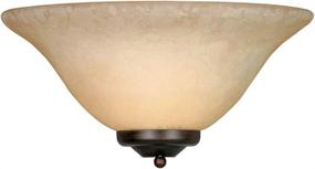 img 1 attached to 🔦 Rubbed Bronze Multi-Family Sconce by Golden Lighting - 13" W x 7" H x 6.5" Ext