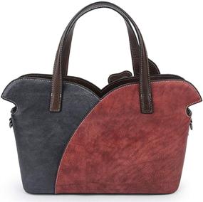 img 3 attached to 👜 YHOK Genuine Leather Crossbody Handbags & Wallets: Stylish Satchels for Women