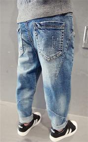 img 2 attached to Umeyda Ripped Distressed Toddler Boys' Jeans for Jogging