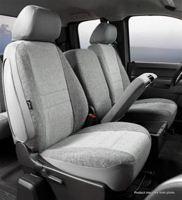 img 1 attached to Fia OE37-36 GRAY Custom Fit Front Seat Cover Split Seat 40/20/40 - Tweed