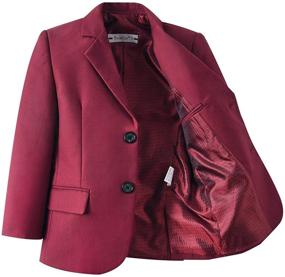 img 2 attached to 👔 Yuanlu Boys' Blazers with Buttoned Jacket: Stylish Clothing for Suits & Sport Coats