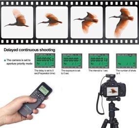 img 3 attached to 📷 Wireless Timer Remote Shutter Release for Sony A7RIII, A7III, A9, A7RII, A7R, RX100 VI, A6000, A77, A99, A6300; Intervalometer HDR Remote Control, Replacing RM-SPR1 and RM-L1AM