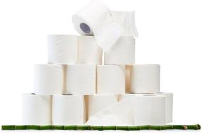 img 1 attached to 🌎 Earth-Friendly Caboo Bamboo Toilet Paper - Plastic-Free, Septic-Safe, Biodegradable Bath Tissue with Soft 2-Ply Sheets (300 Sheets Per Roll, 9 Double Rolls)