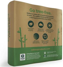 img 3 attached to 🌎 Earth-Friendly Caboo Bamboo Toilet Paper - Plastic-Free, Septic-Safe, Biodegradable Bath Tissue with Soft 2-Ply Sheets (300 Sheets Per Roll, 9 Double Rolls)