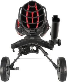 img 2 attached to 🏌️ Effortless Mobility and Control: KVV 3 Wheel Foldable Golf Push Cart with Foot Brake for One-Step Open and Close